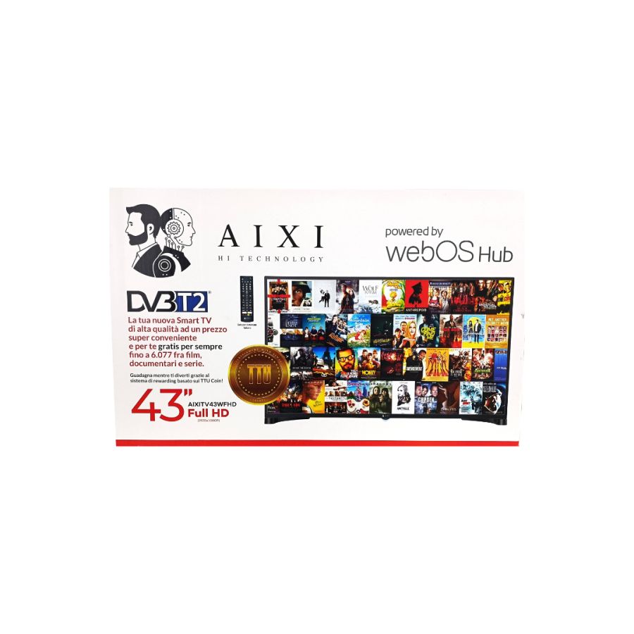 TV 43" FHD 4K SMART AIXITV43WFHD AIXI