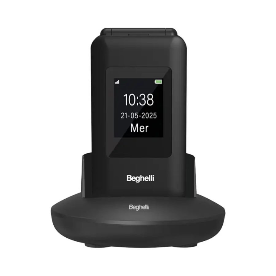 BEGHELLI PHONE SLV41 4G DS 2.8" TASTO SOCCORSO NERO