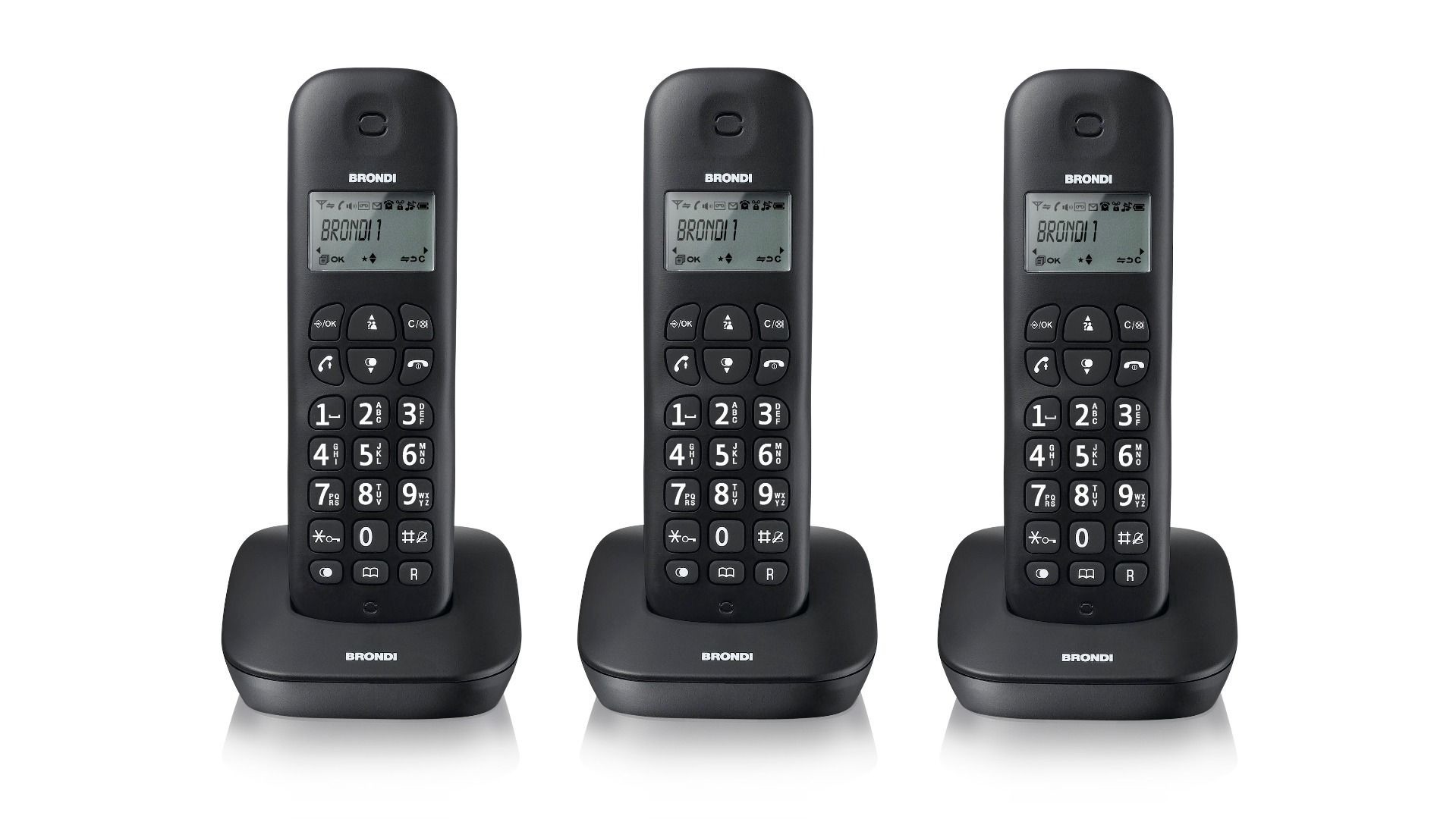 BRONDI GALA TRIO CORDLESS 3PZ NERO